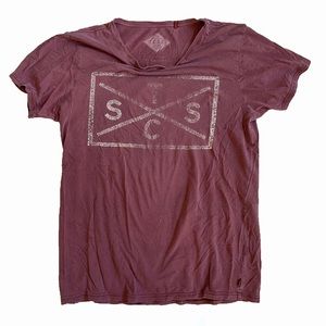 The critical slide society tcss (faded) red shirt size large